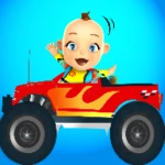 Logo of Baby Monster Truck Game Cars android Application 